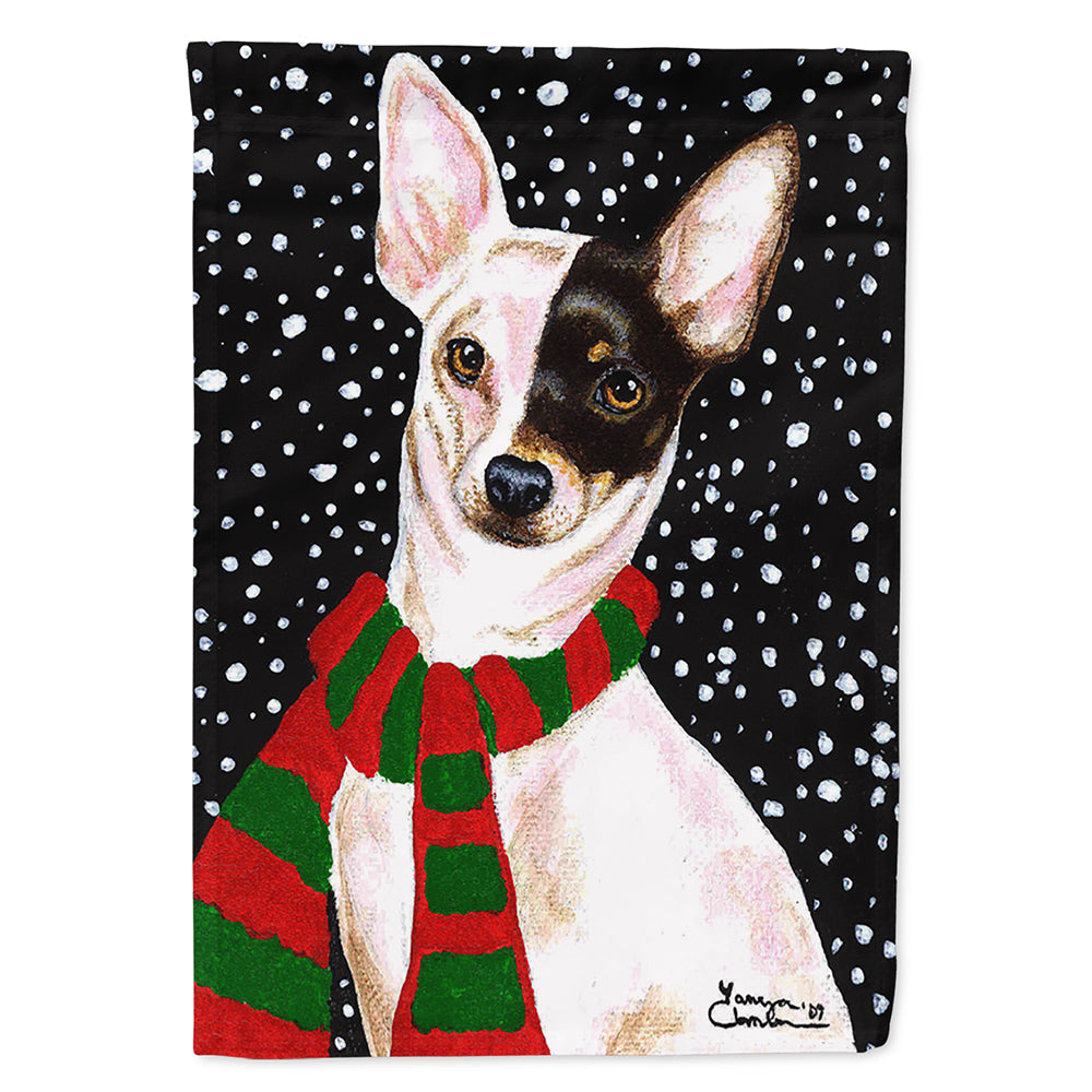 Snowy Chihuahua Flag Canvas House Size AMB1170CHF