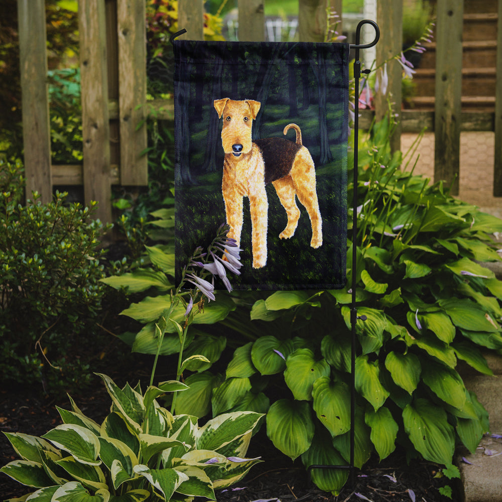 Delta Airedale Terrier Flag Garden Size  the-store.com.