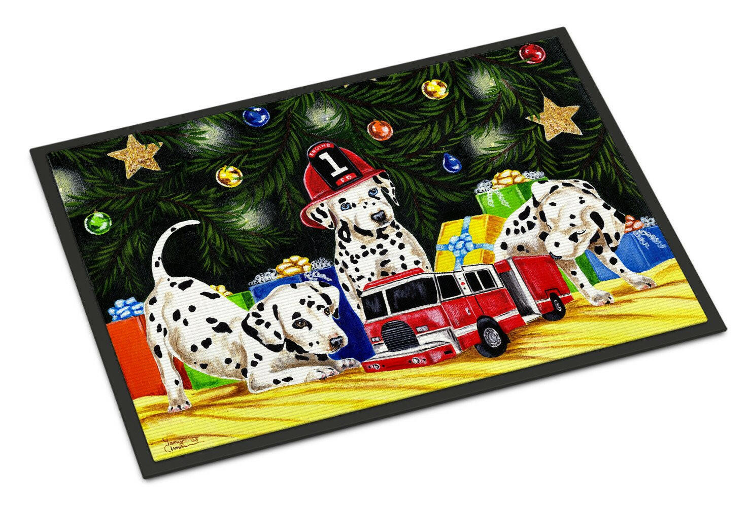 Christmas Favorite Gift Dalmatian Indoor or Outdoor Mat 24x36 AMB1316JMAT - the-store.com