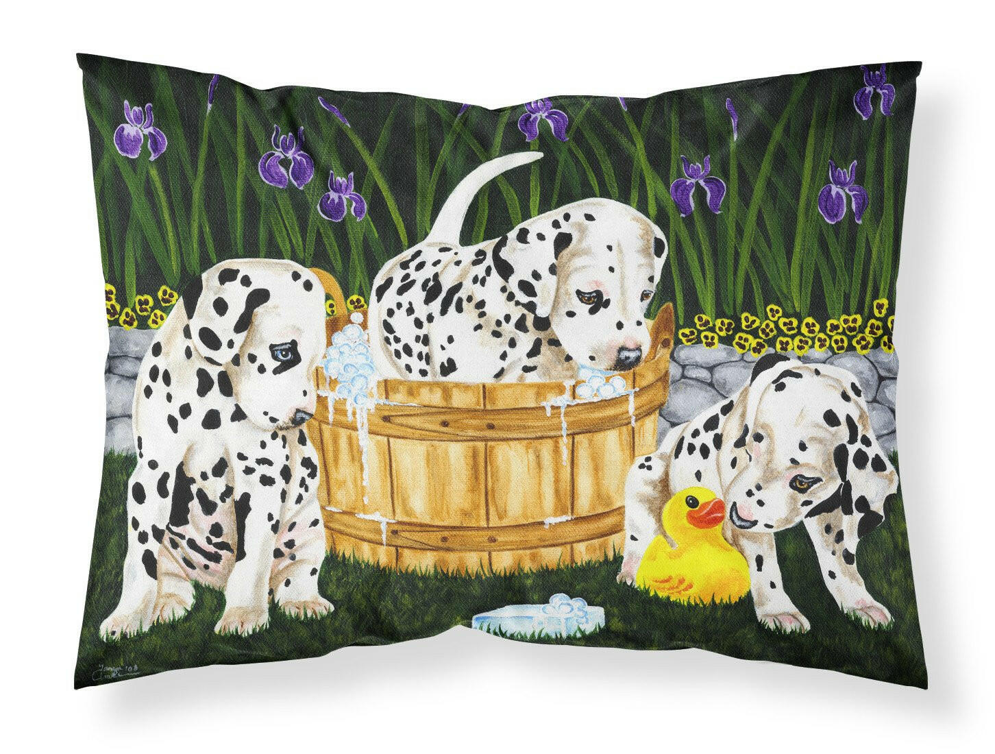 Pass the Soap Dalmatian Fabric Standard Pillowcase AMB1320PILLOWCASE by Caroline's Treasures
