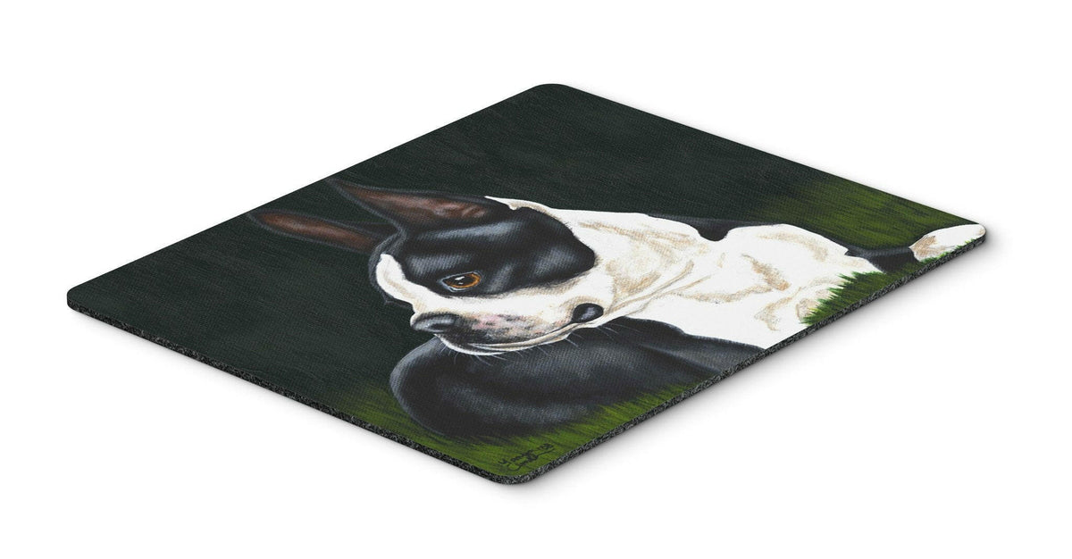 Boston Terrier Beauty Mouse Pad, Hot Pad or Trivet AMB1321MP by Caroline&#39;s Treasures