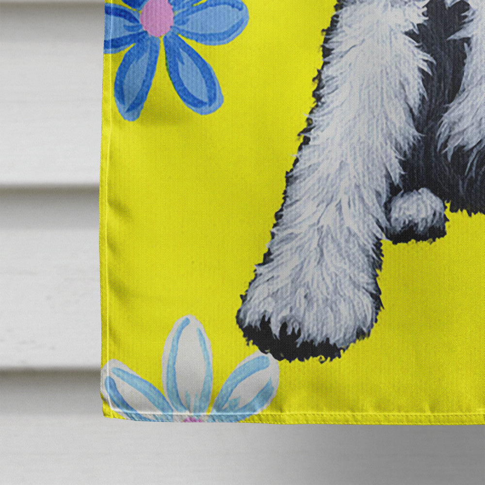 Spring Cutie Schnauzer Flag Canvas House Size AMB1331CHF  the-store.com.