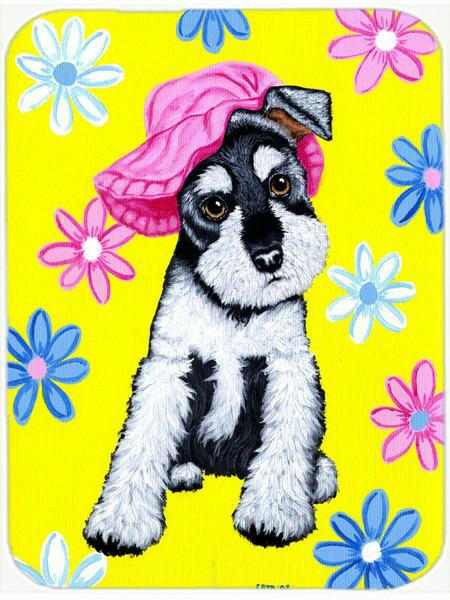 Spring Cutie Schnauzer Mouse Pad, Hot Pad or Trivet AMB1331MP by Caroline&#39;s Treasures
