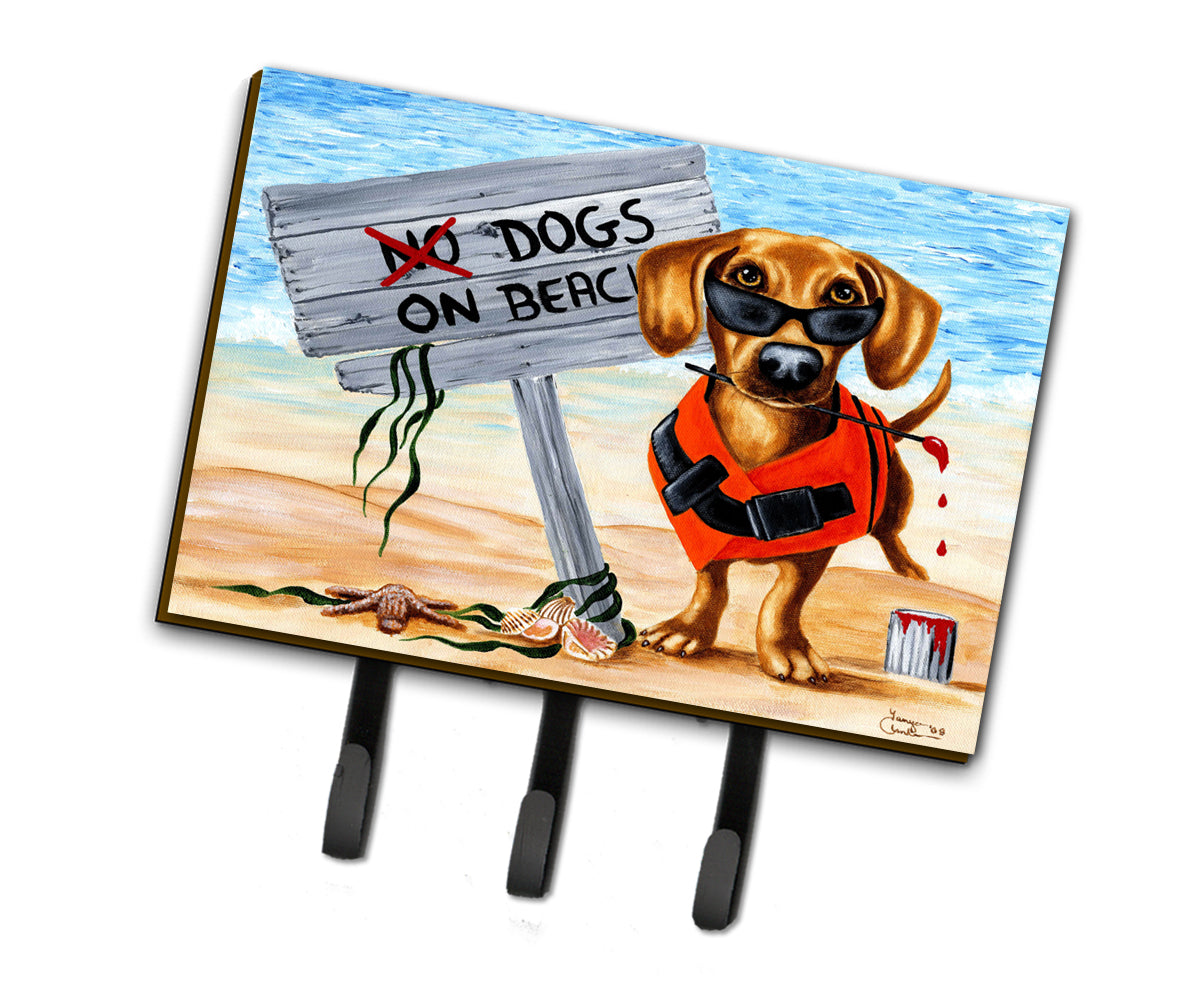 The Dog Beach Dachshund Leash or Key Holder AMB1341TH68  the-store.com.