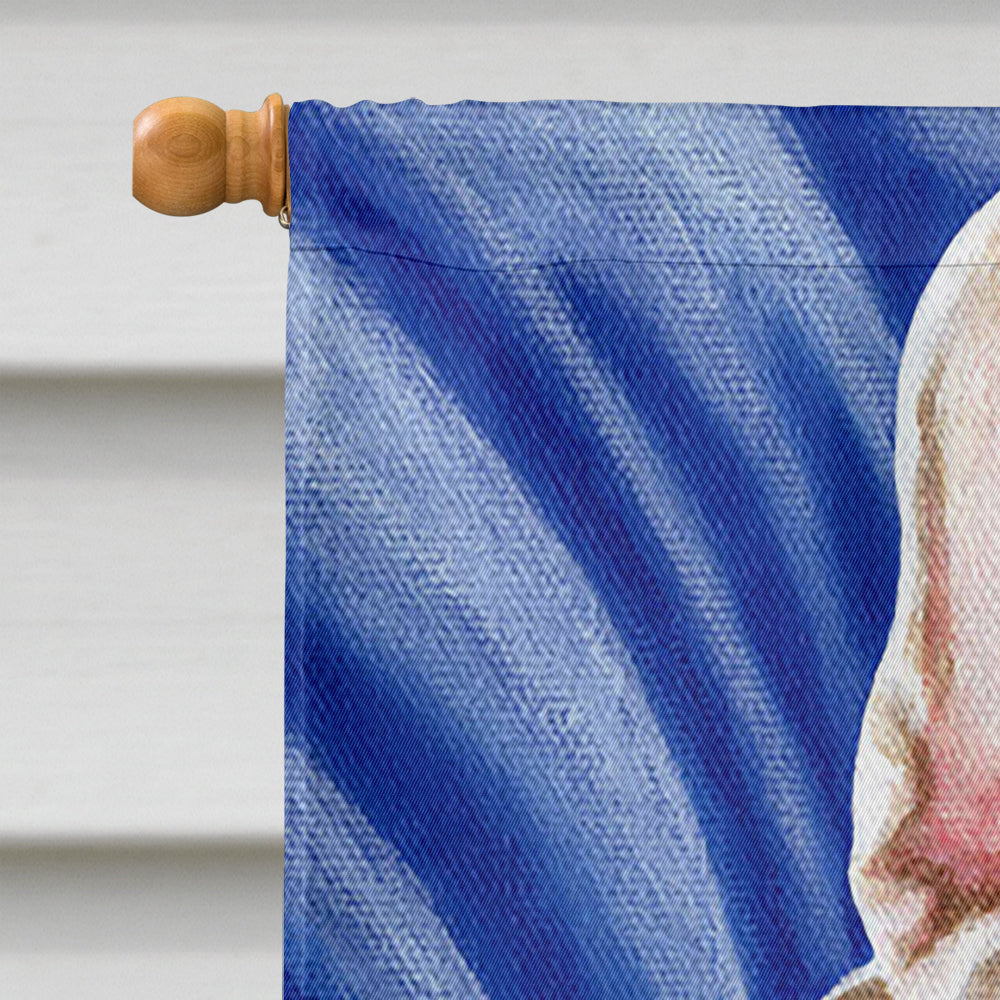 Diamond in Blue French Bulldog Flag Canvas House Size AMB1351CHF  the-store.com.