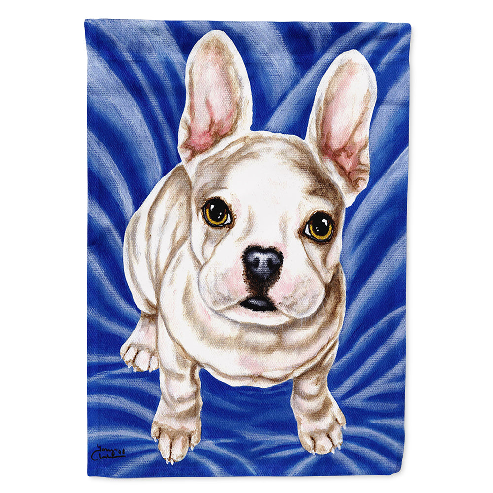 Diamond in Blue French Bulldog Flag Toile Taille AMB1351CHF