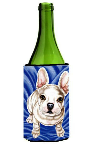 Diamond in Blue French Bulldog Wine Bottle Beverage Insulator Hugger AMB1351LITERK by Caroline&#39;s Treasures