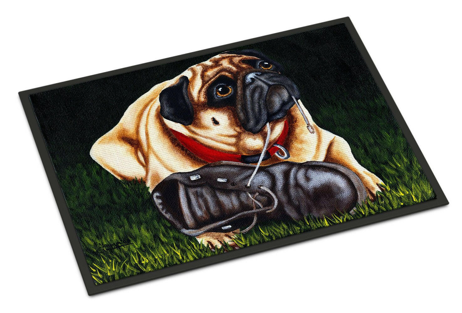 Cluster Buster the Pug Indoor or Outdoor Mat 24x36 AMB1382JMAT - the-store.com