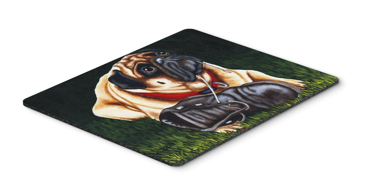 Cluster Buster the Pug Mouse Pad, Hot Pad or Trivet AMB1382MP by Caroline&#39;s Treasures