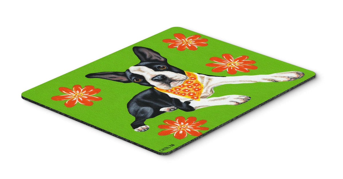 Cosmo Cutie Boston Terrier Mouse Pad, Hot Pad or Trivet AMB1385MP by Caroline&#39;s Treasures