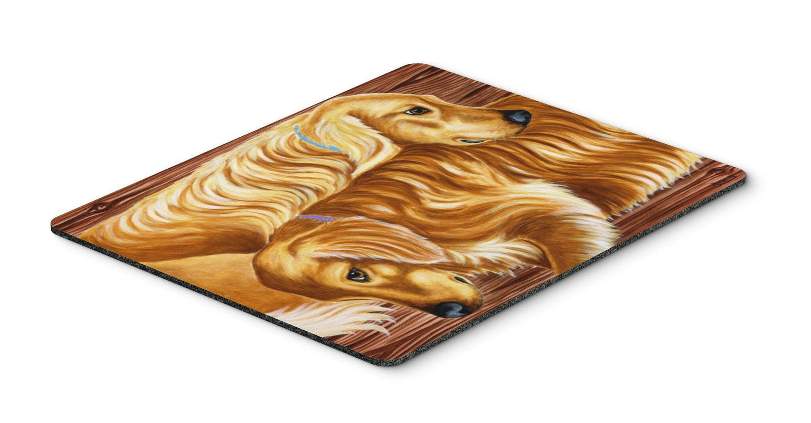 Zeus and Chloie the Golden Retrievers Mouse Pad, Hot Pad or Trivet AMB1387MP by Caroline's Treasures