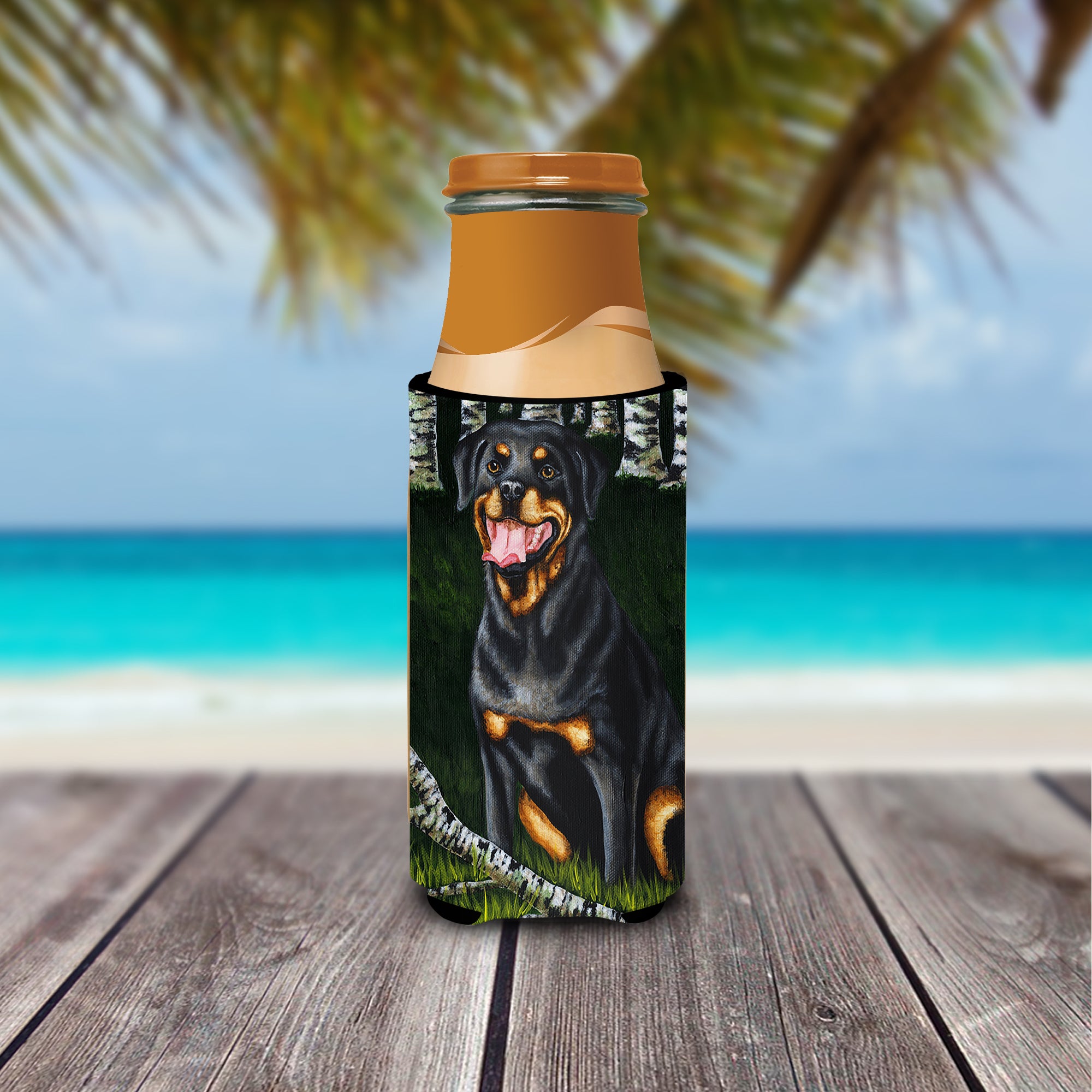 Backwoods Companion Rottweiler Ultra Beverage Insulators for slim cans AMB1388MUK