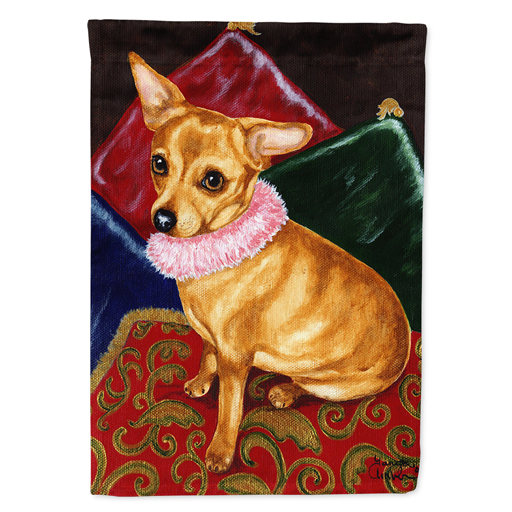 Oreiller Princesse Chihuahua Drapeau Toile Taille Maison AMB1389CHF