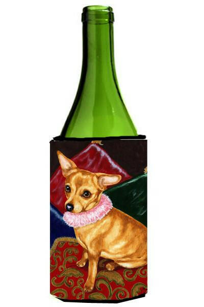 Pillow Princess Chihuahua Wine Bottle Beverage Insulator Hugger AMB1389LITERK by Caroline&#39;s Treasures