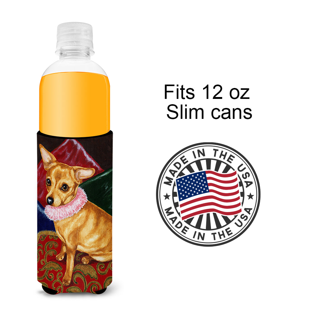 Pillow Princess Chihuahua Ultra Beverage Isolateurs pour canettes minces AMB1389MUK
