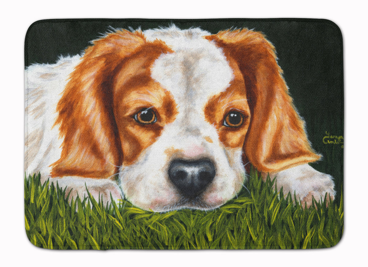 Cavalier Spaniel in the Grass Machine Washable Memory Foam Mat AMB1395RUG - the-store.com