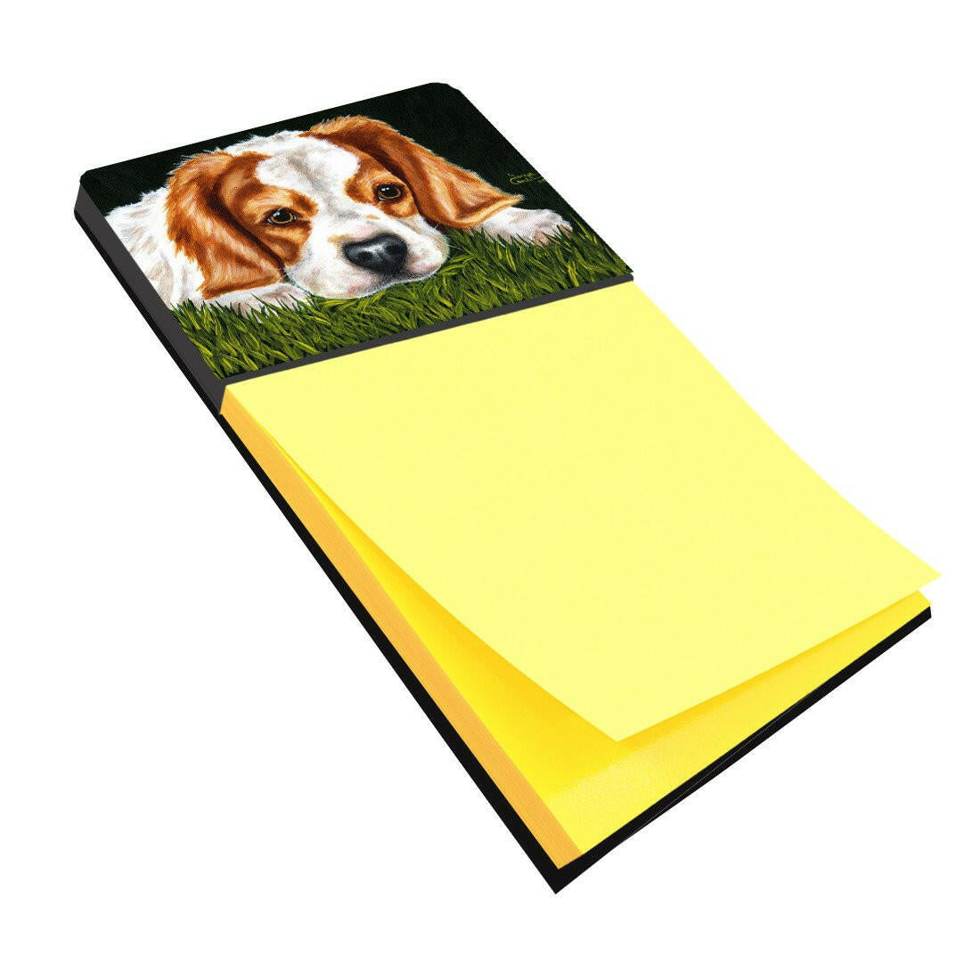 Cavalier Spaniel in the Grass Sticky Note Holder AMB1395SN by Caroline's Treasures