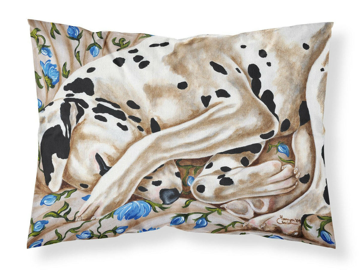 Bed of Roses Dalmatian Fabric Standard Pillowcase AMB1407PILLOWCASE by Caroline&#39;s Treasures