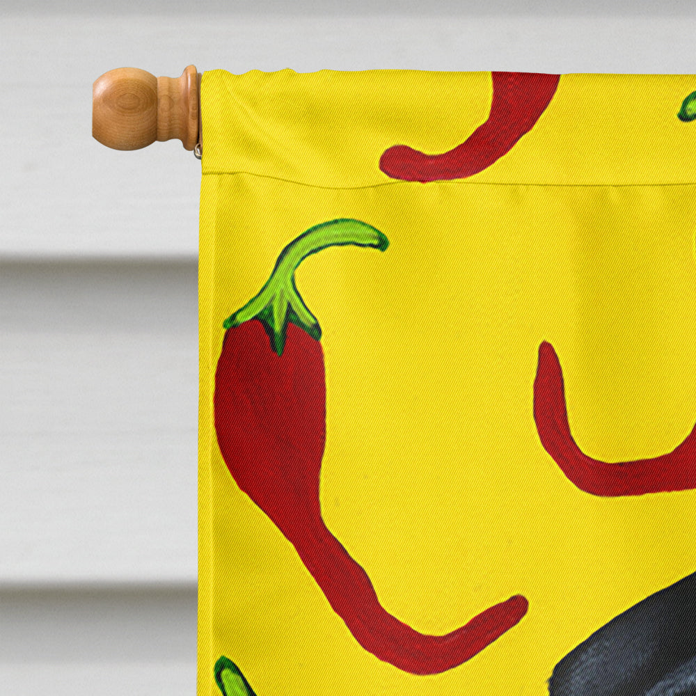 Pick a Pepper Pug Flag Canvas House Size AMB1412CHF  the-store.com.