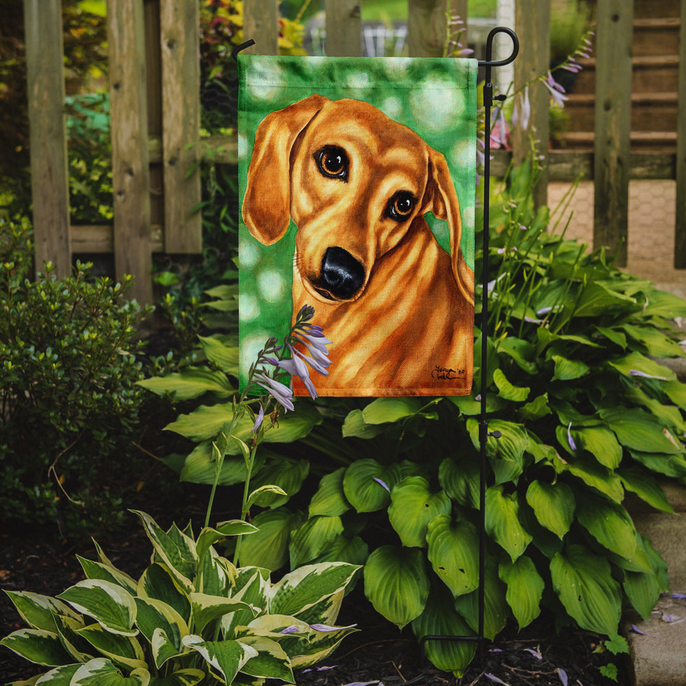 The Eyes Have It Dachshund Flag Garden Size  the-store.com.