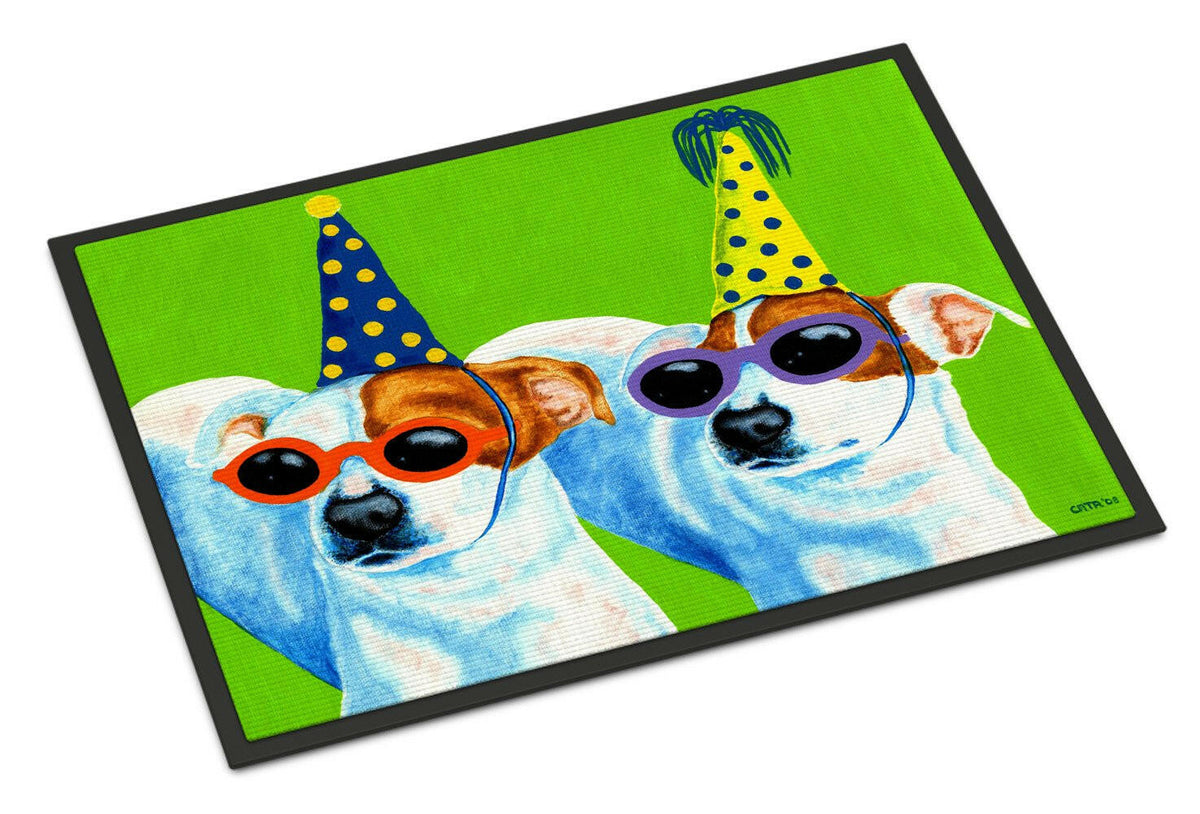 Party Animals Jack Russell Terriers Indoor or Outdoor Mat 24x36 AMB1441JMAT - the-store.com