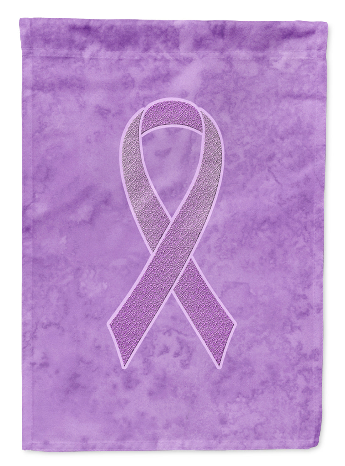 Lavender Ribbon for All Cancer Awareness Flag Canvas House Size AN1200CHF  the-store.com.