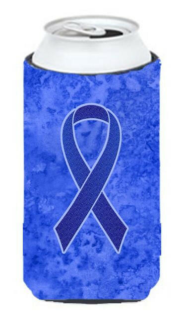 Dark Blue Ribbon for Colon Cancer Awareness Tall Boy Beverage Insulator Hugger AN1202TBC by Caroline&#39;s Treasures