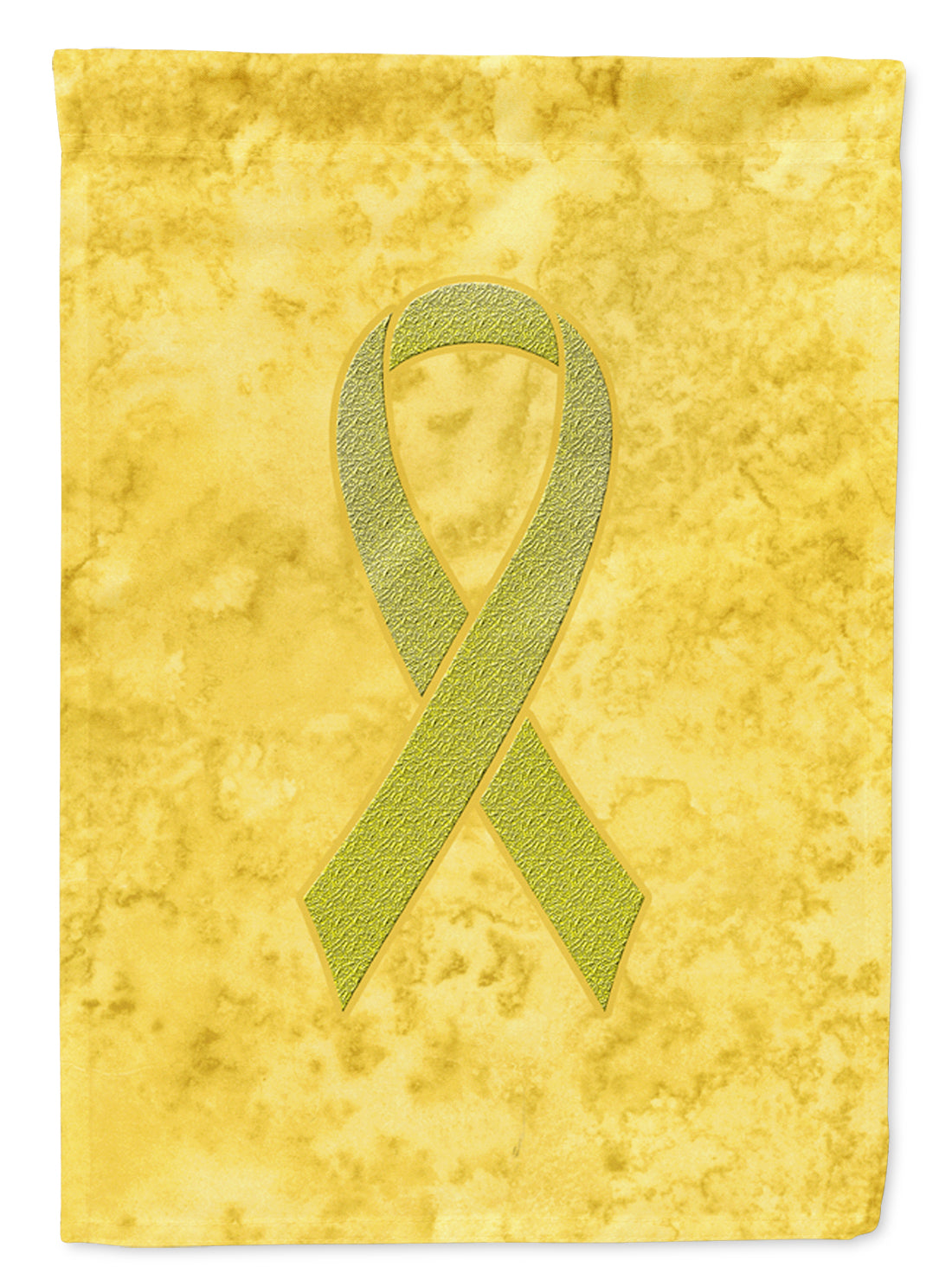 Yellow Ribbon for Sarcoma, Bone or Bladder Cancer Awareness Flag Garden Size AN1203GF  the-store.com.