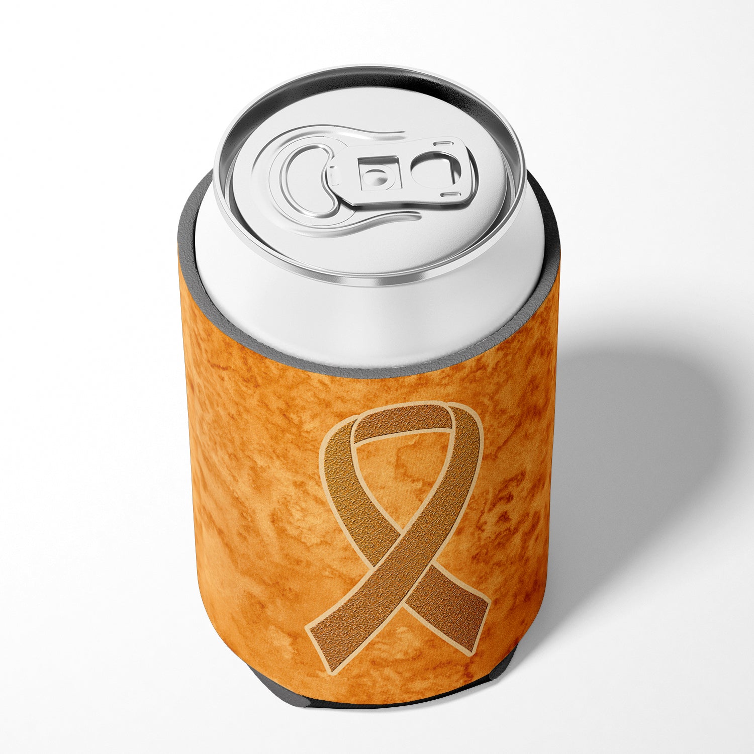 Orange Ribbon for Leukemia Awareness Can or Bottle Hugger AN1204CC.