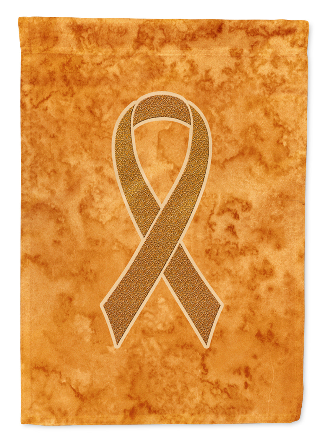 Orange Ribbon for Leukemia Awareness Flag Canvas House Size AN1204CHF  the-store.com.