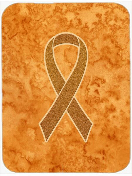 Orange Ribbon for Leukemia Awareness Glass Cutting Board Large Size AN1204LCB by Caroline&#39;s Treasures