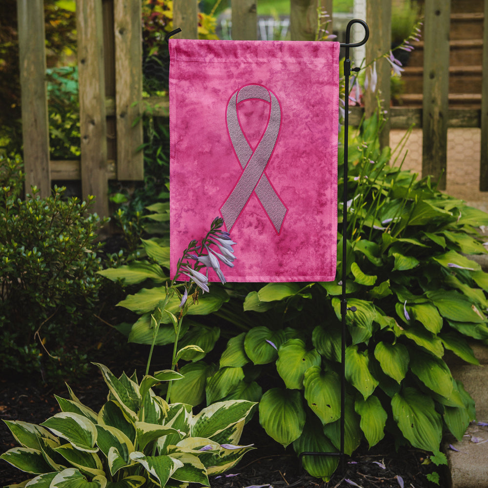 Pink Ribbon for Breast Cancer Awareness Flag Garden Size AN1205GF  the-store.com.
