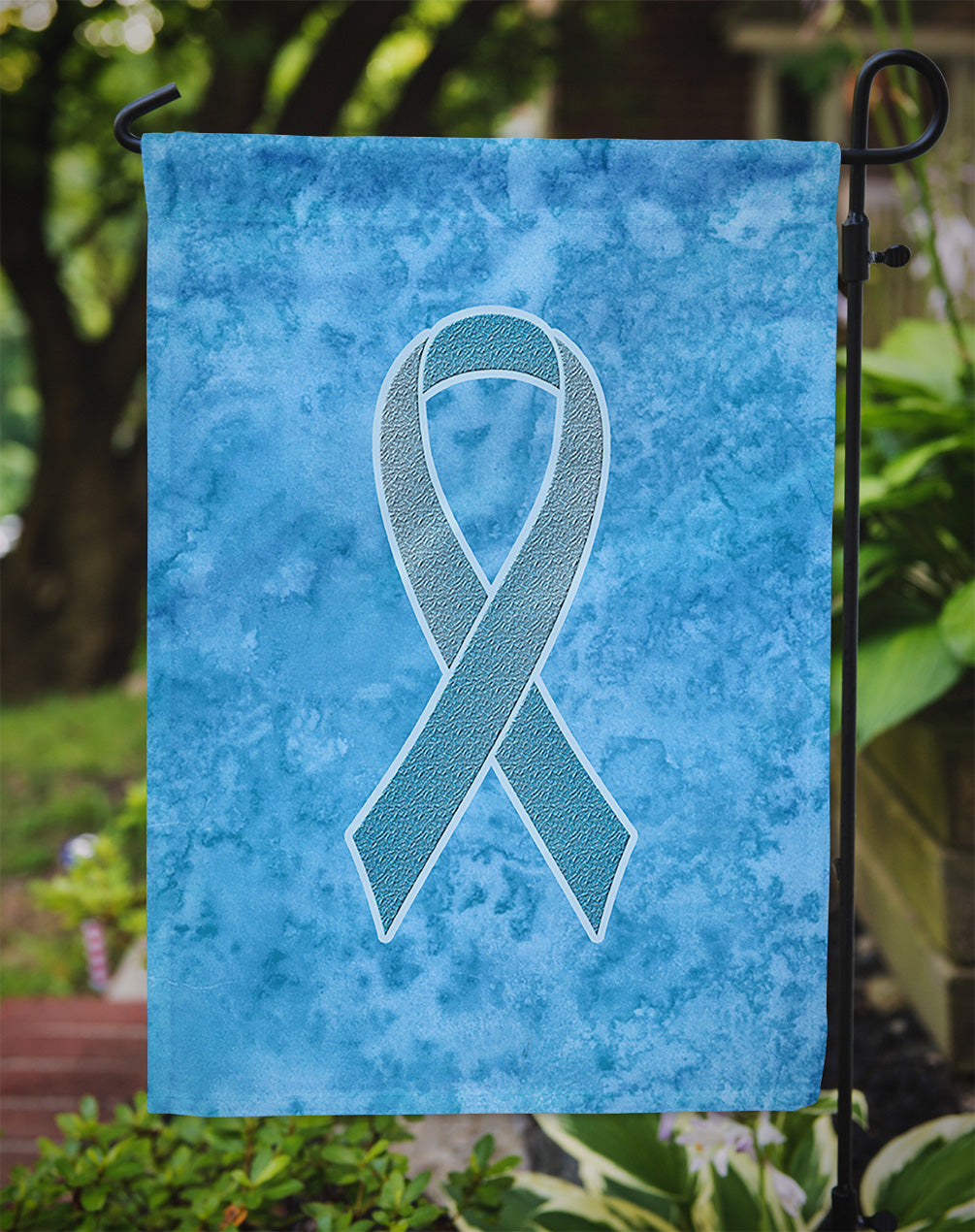 Blue Ribbon for Prostate Cancer Awareness Flag Garden Size AN1206GF  the-store.com.