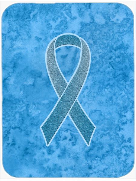 Blue Ribbon for Prostate Cancer Awareness Glass Cutting Board Large Size AN1206LCB by Caroline&#39;s Treasures
