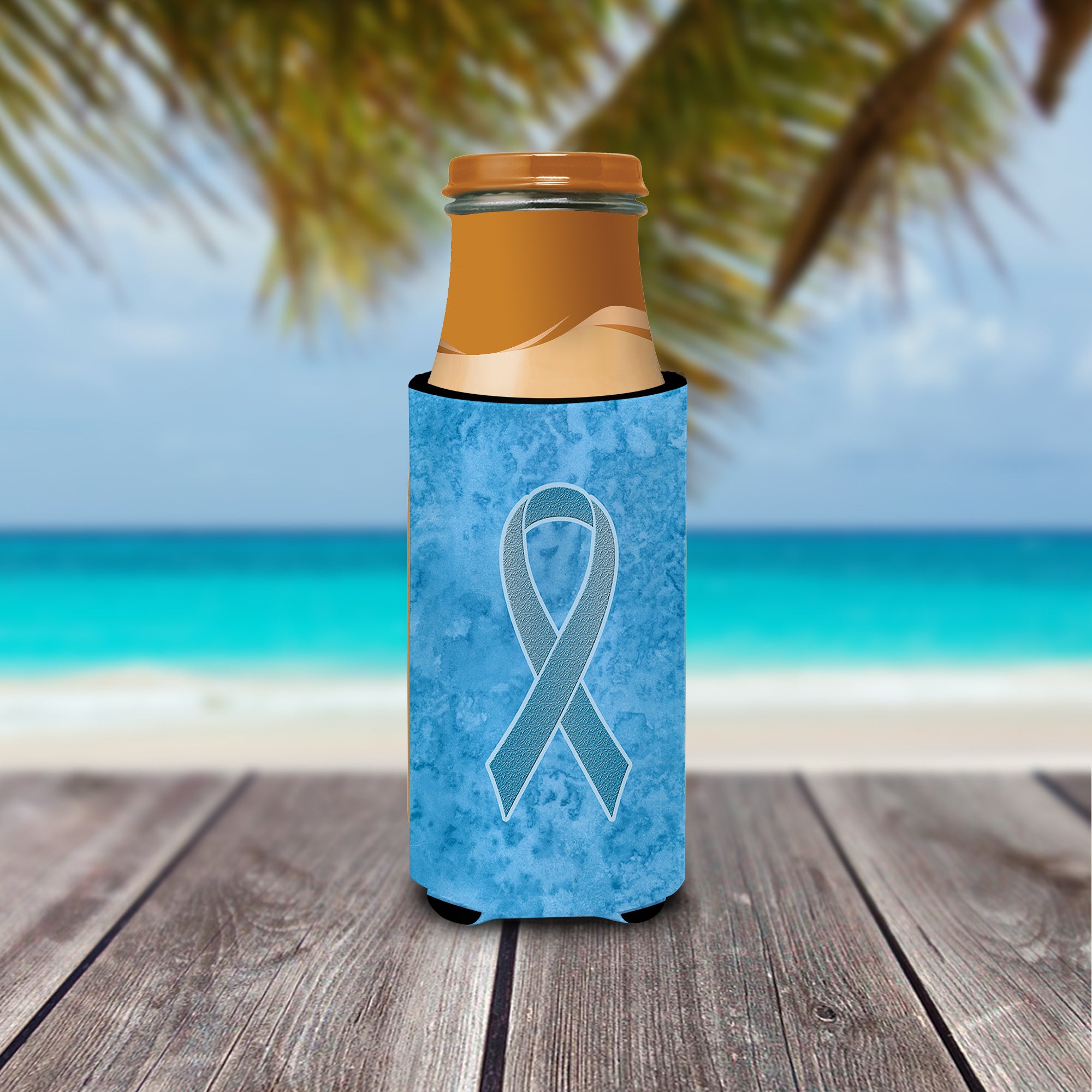Blue Ribbon for Prostate Cancer Awareness Ultra Beverage Insulators for slim cans AN1206MUK
