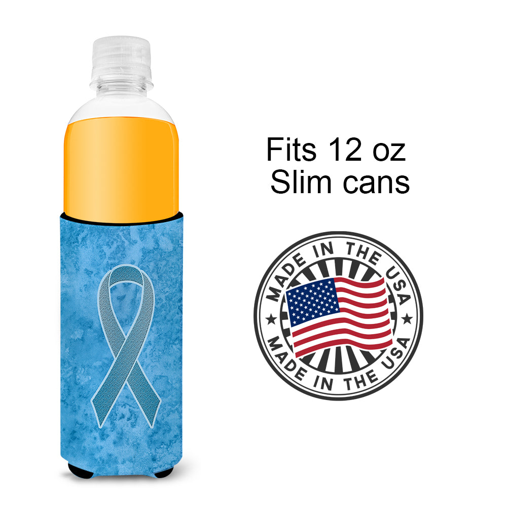 Blue Ribbon for Prostate Cancer Awareness Ultra Beverage Insulators for slim cans AN1206MUK.