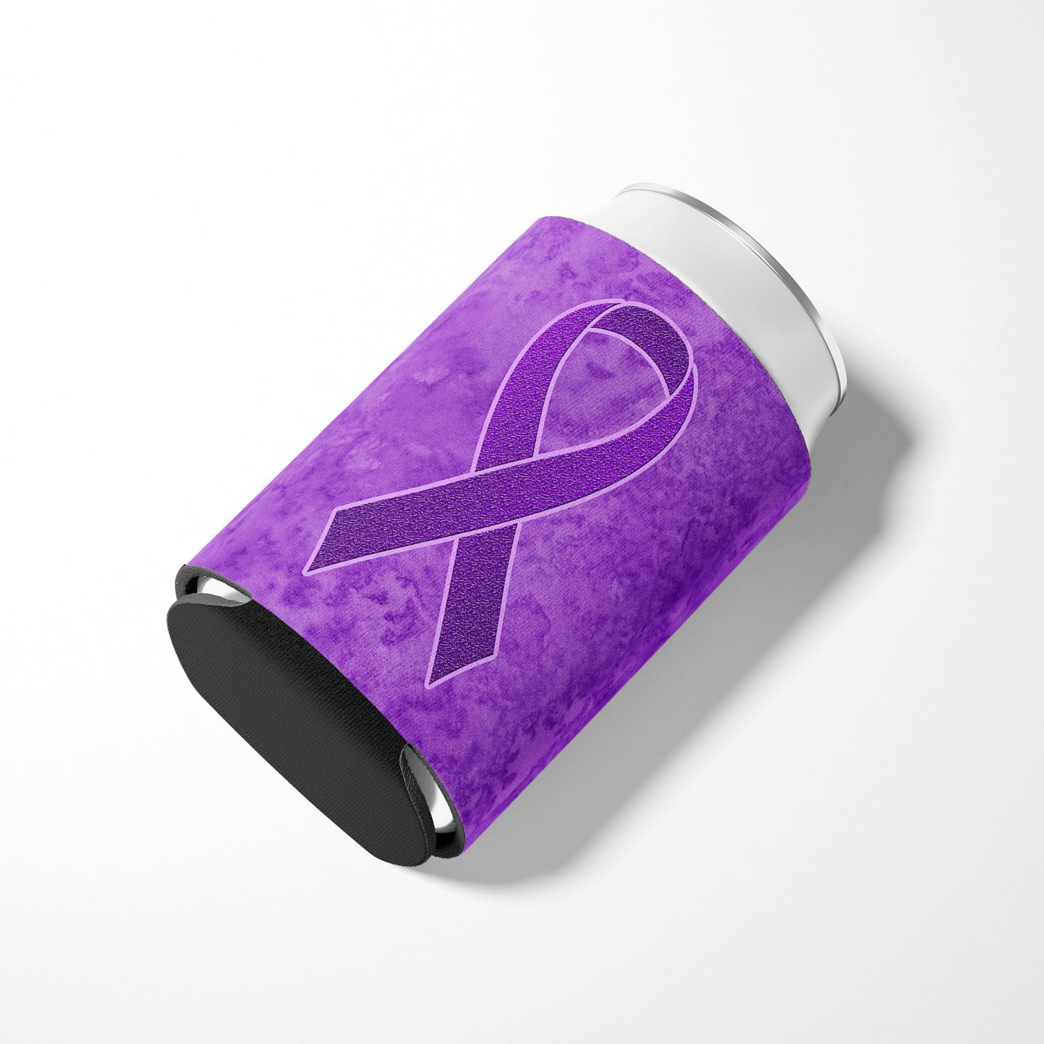 Ruban violet pour canette de sensibilisation au cancer du pancréas et du léiomyosarcome ou porte-bouteille AN1207CC