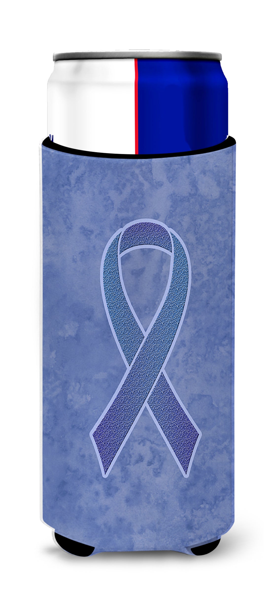 Periwinkle Blue Ribbon for Esophageal and Stomach Cancer Awareness Ultra Beverage Insulators for slim cans AN1208MUK