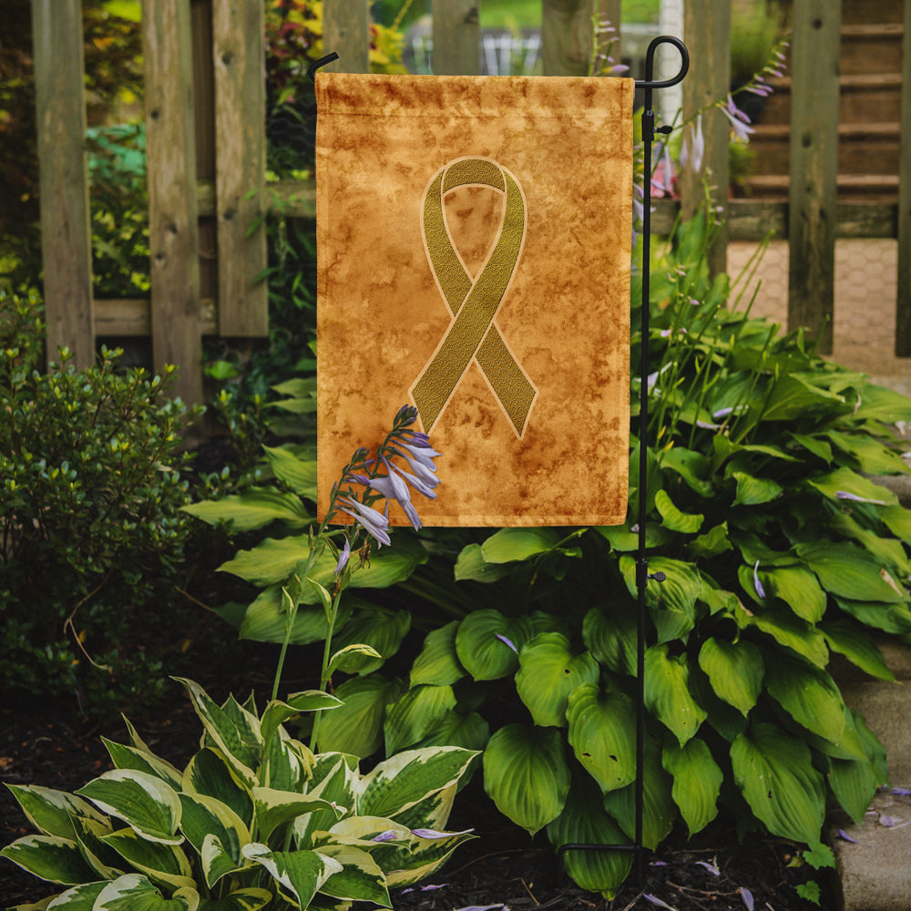Gold Ribbon for Childhood Cancers Awareness Flag Garden Size AN1209GF