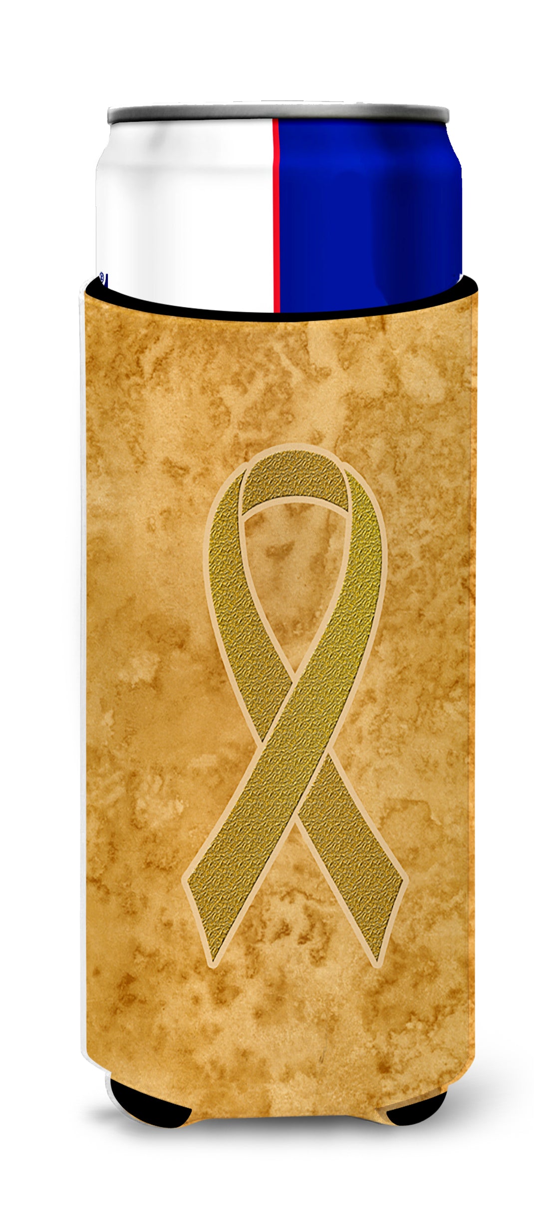 Gold Ribbon for Childhood Cancers Awareness Ultra Beverage Insulators for slim cans AN1209MUK