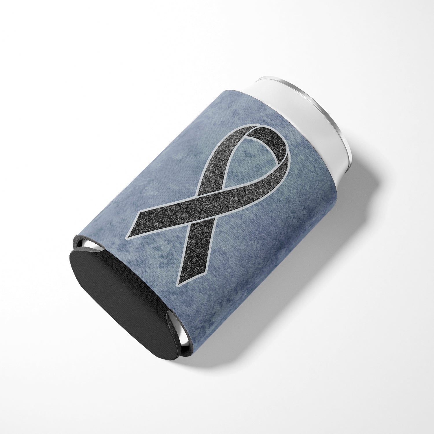 Ruban noir pour canette de sensibilisation au cancer du mélanome ou porte-bouteille AN1216CC