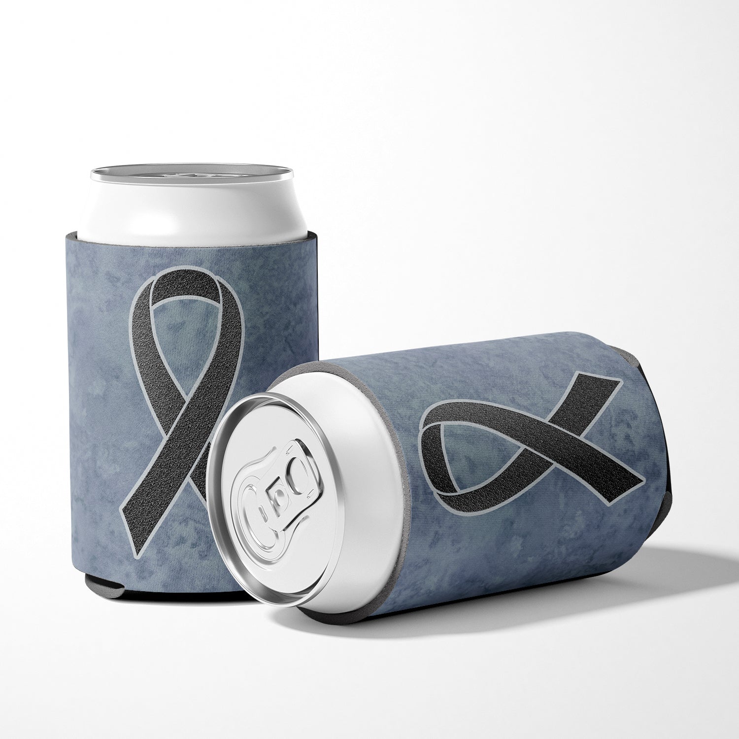 Ruban noir pour canette de sensibilisation au cancer du mélanome ou porte-bouteille AN1216CC