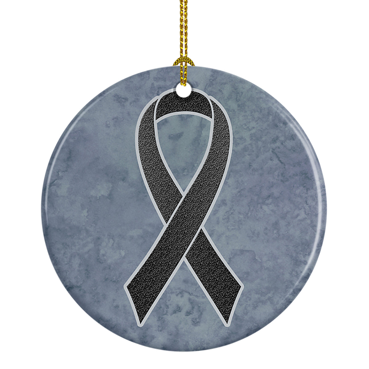 Black Ribbon for Melanoma Cancer Awareness Ceramic Ornament AN1216CO1 - the-store.com