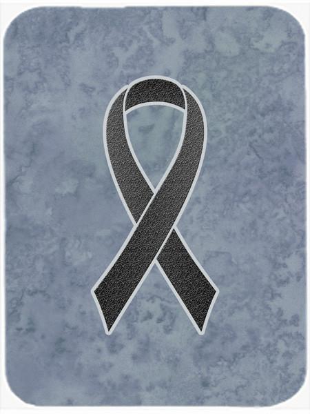 Black Ribbon for Melanoma Cancer Awareness Glass Cutting Board Large Size AN1216LCB by Caroline's Treasures