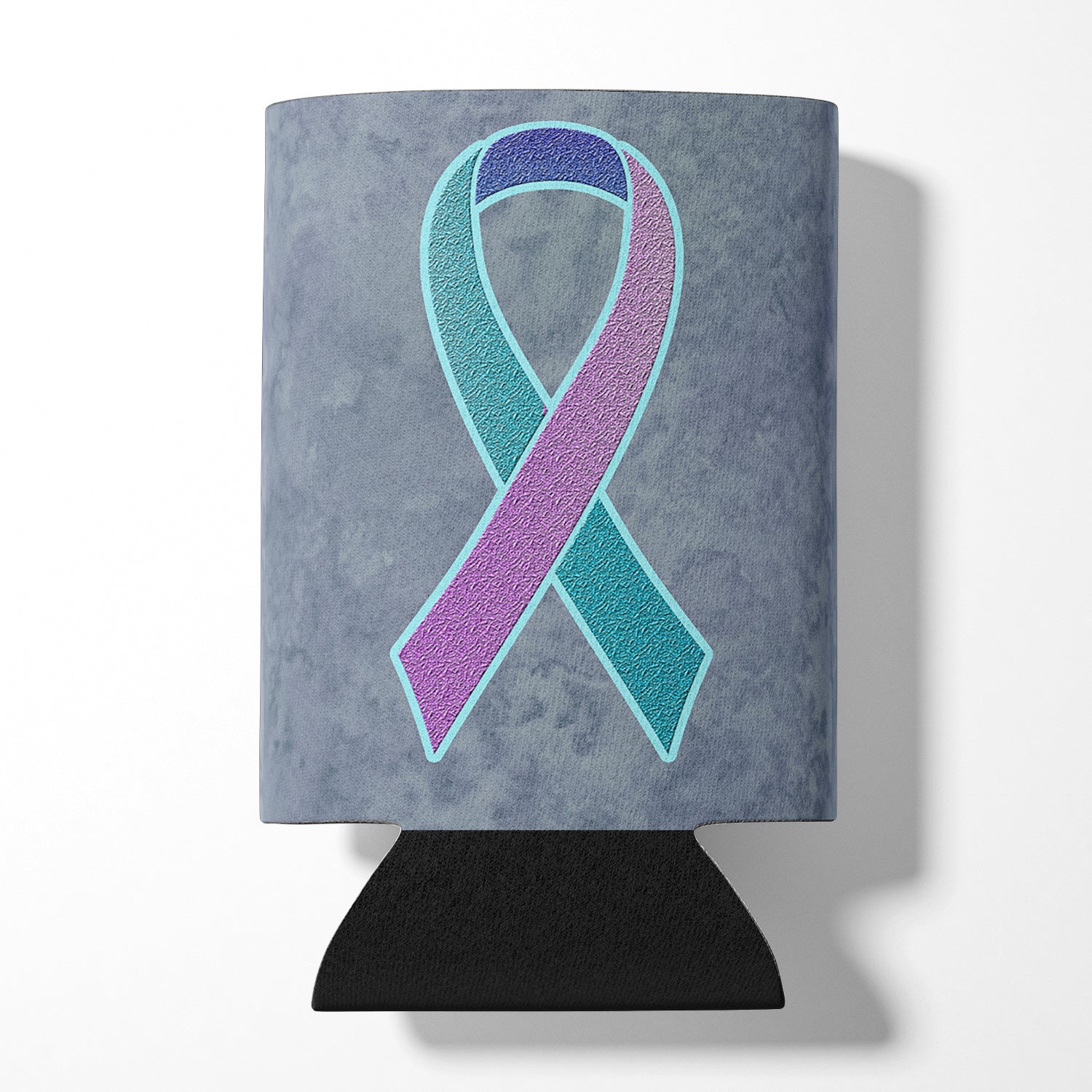 Ruban sarcelle, rose et bleu pour boîte de sensibilisation au cancer de la thyroïde ou porte-bouteille AN1217CC