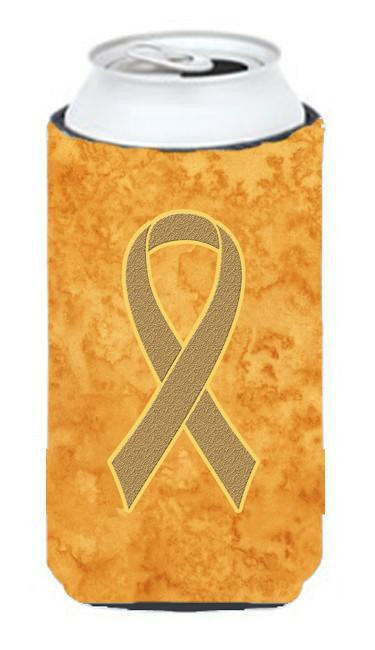 Peach Ribbon for Uterine Cancer Awareness Tall Boy Beverage Insulator Hugger AN1219TBC by Caroline&#39;s Treasures