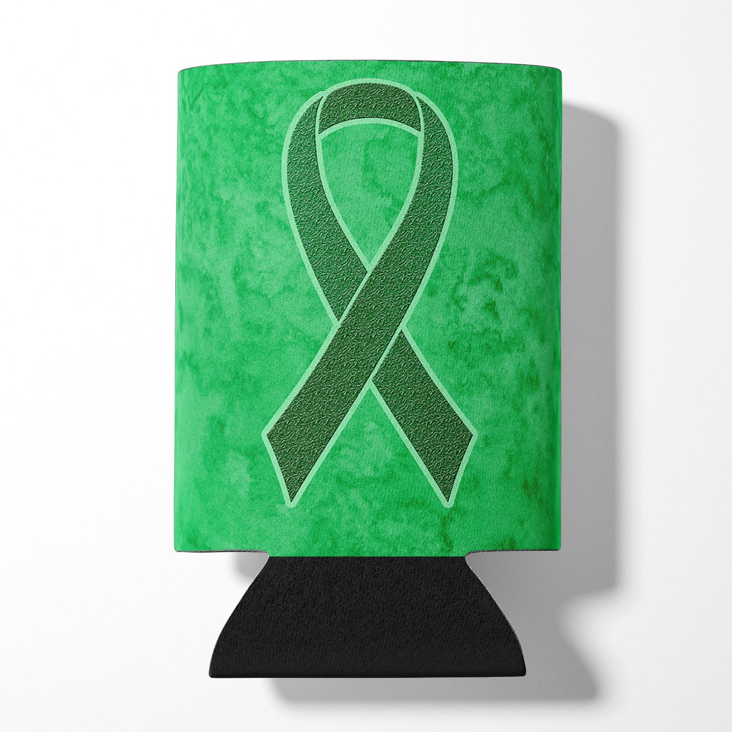 Kelly Green Ribbon for Kidney Cancer Awareness Can ou Bottle Hugger AN1220CC