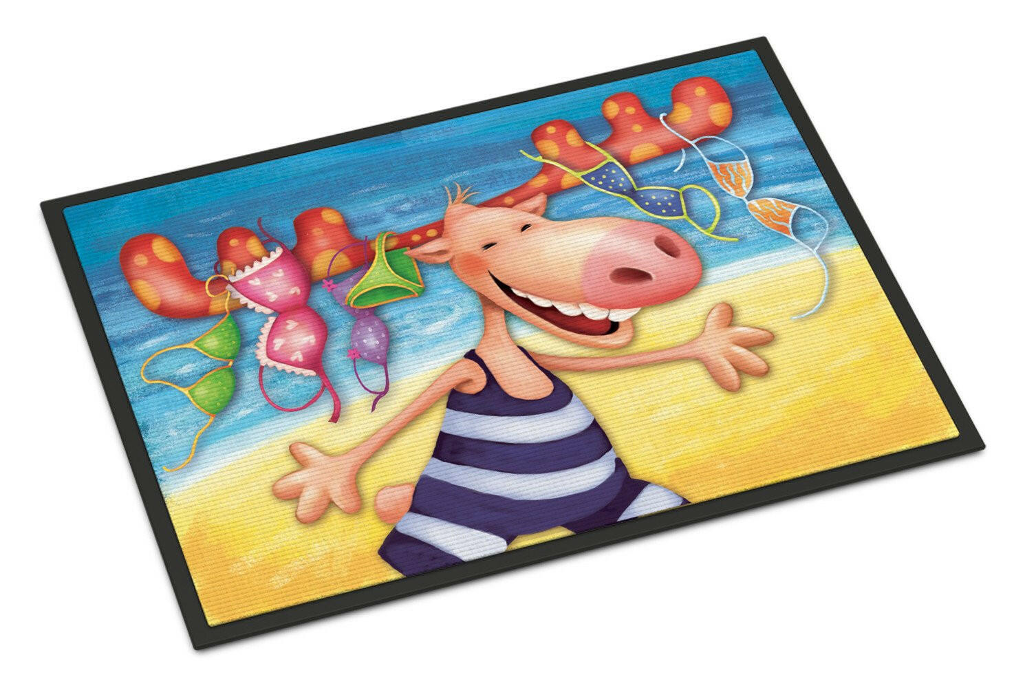 Moose on the Beach Indoor or Outdoor Mat 24x36 APH0073JMAT - the-store.com