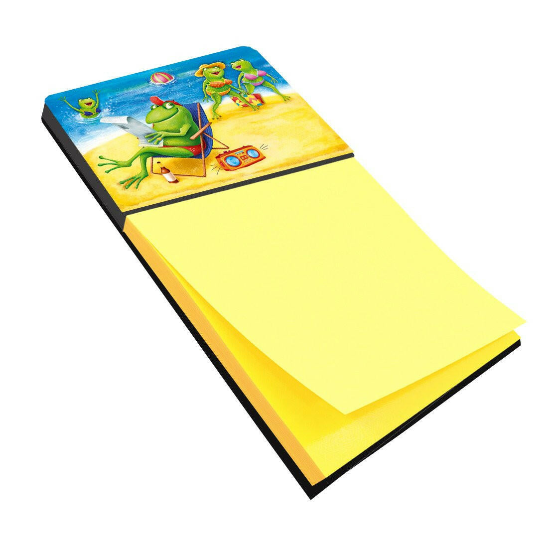 Frogs on the Beach Sticky Note Holder APH0080SN by Caroline&#39;s Treasures