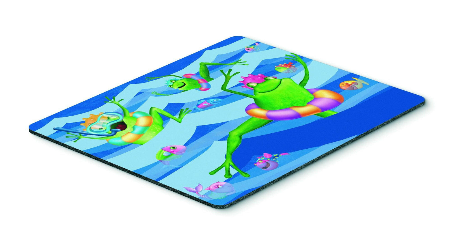 Frogs Swimming Mouse Pad, Hot Pad or Trivet APH0089MP by Caroline's Treasures